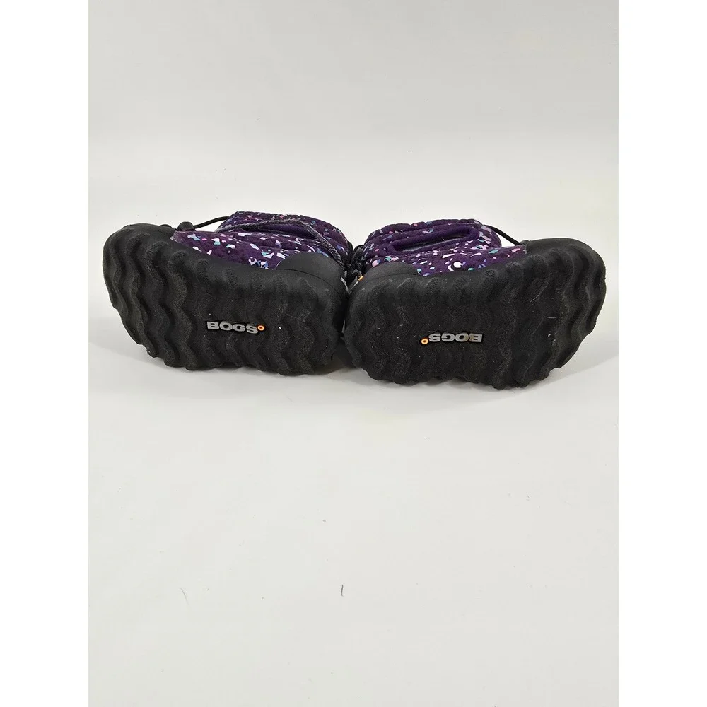 Bogs B-Moc Snow Lilt Purple Confetti Waterproof Winter Boots Infant 4 72757K-540 - Picture 5 of 8